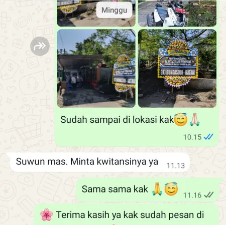 Pengiriman Papan Bunga Duka Pondoh Juntinyuat