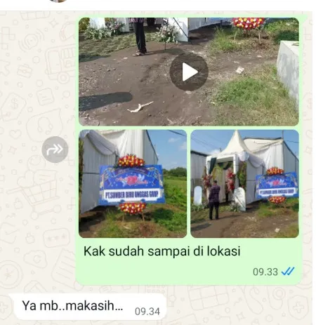 Pengiriman Karangan Bunga Pondoh Juntinyuat